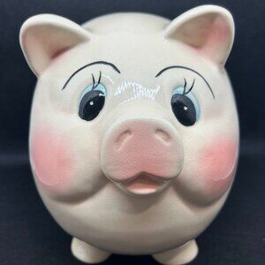 11" Ceramic Pig Piggy Bank